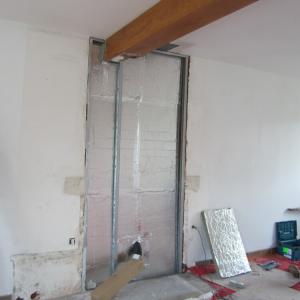 De la démolition de la cheminée à la pose du poêle