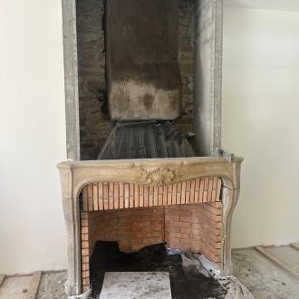 Pose d'une cheminée à Fouesnant