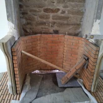 Pose d'une cheminée à Fouesnant