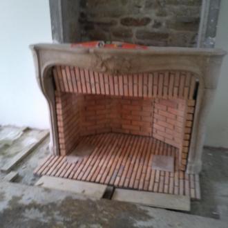 Pose d'une cheminée à Fouesnant