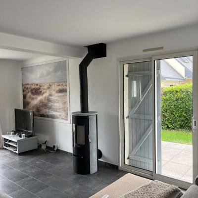 Pose d'un poêle à Fouesnant