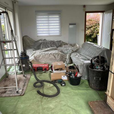 Pose d'un poêle à Fouesnant